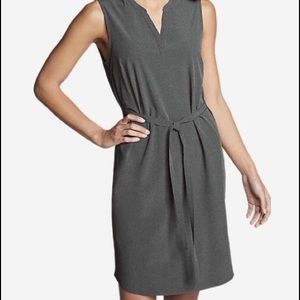 Eddie Bauer Departure Travel Dress Gray  XL